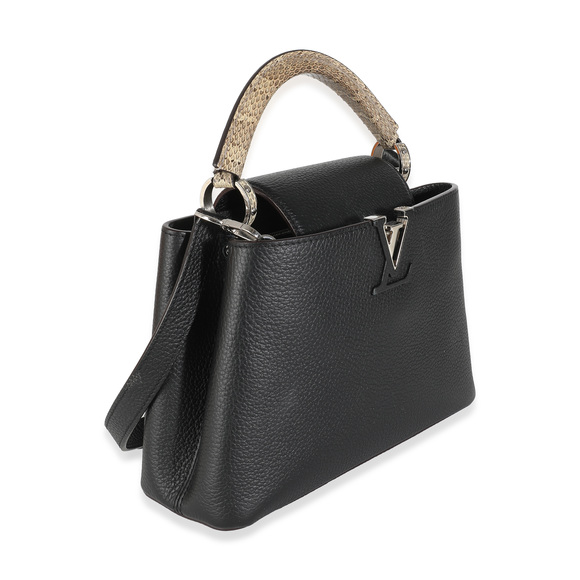 Louis Vuitton Black Taurillon Python Capucines BB - Picture 3 of 7